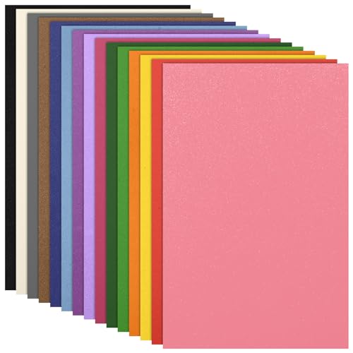 TaoBary Colorful EVA A3 Foam Sheets Crafts 16.5 x 11.7 Inch Rainbow Foam Sheet 2 mm Thick 15 Assorted Colors for Crafts Projects Classrooms Art Cards Scrapbooking DIY Handicraft(60 Sheets)