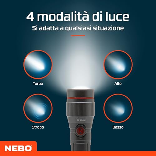 Nebo NEB-6700-G Torcia Multicolore Torcia A Mano Led - 7