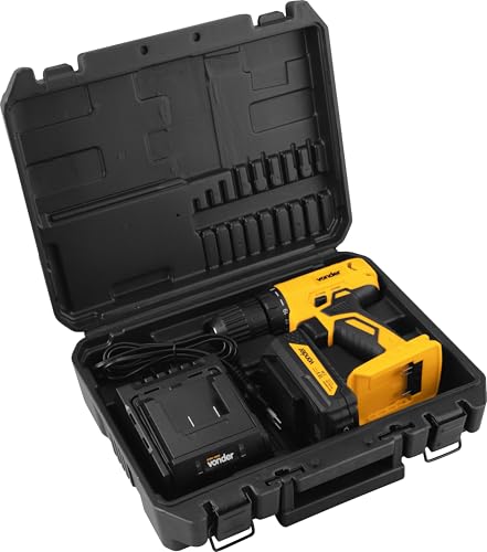 Parafusadeira Furadeira A Bateria, 18 V, Com Bateria E Com Carregador, Ipfv 1852, Vonder