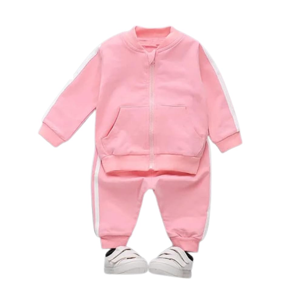 KidsCuddles Baby Boys Girls Cotton Tracksuit Sweatshirt Top Sweatpants Zipper Coat Outfits Set Tracksuit - Review, Price and Buying Guide