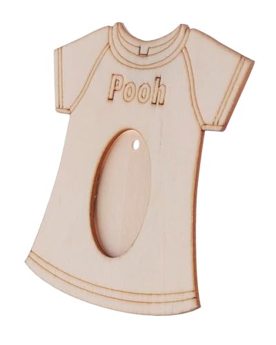 إطار خشبي طراز FM-18-3A-3190-Beige8 لصور الأطفال بتصميم تي شيرت من ثري ايه، لون بيج