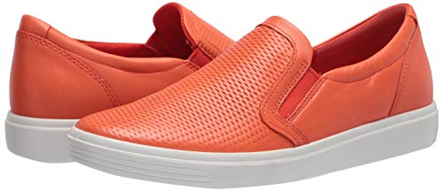 Ecco Women's Soft Classic Slip On Sneaker, Fire Suede, 5 M Us #TOP6