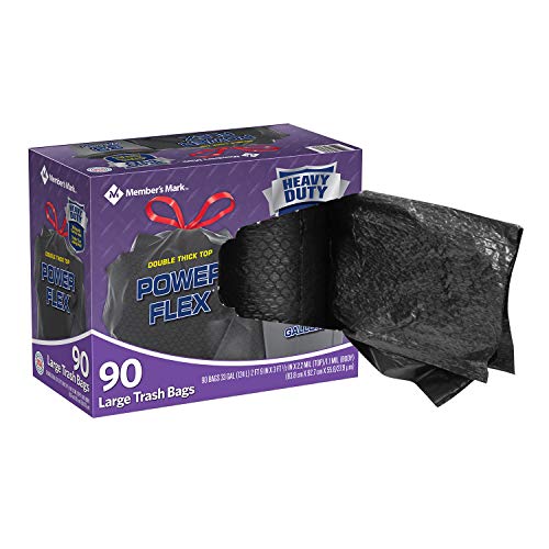 Member's Mark Power-Guard Drawstring Bags - 33 gal. - 90 Count - Thumbnail 3