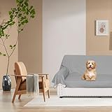 DUJUIKE 100% wasserdichte Schutzdecke oder Liner für Bett, Matratzenschoner für das Bett, Wiederverwendbare Unterlage, Bettlakenschutz (Grau, Queen 200 * 230 cm)