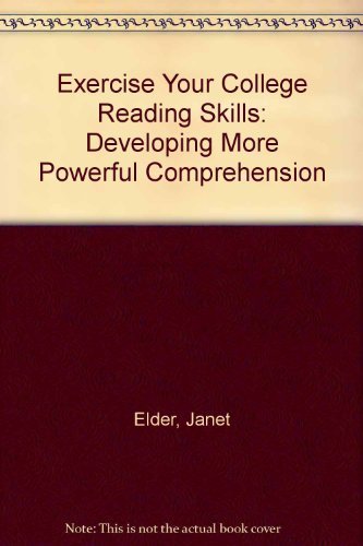 Exercise Your College Reading Skills: Developin... 0072563818 Book Cover