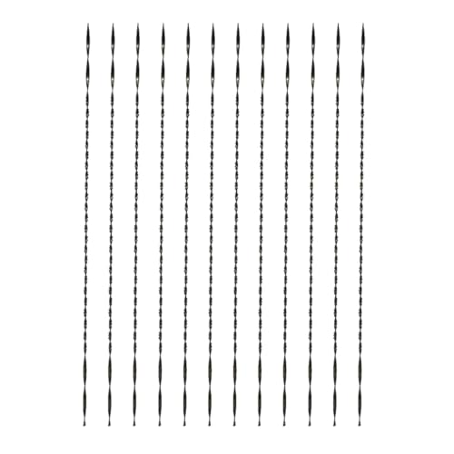 IWOWHERO 12pcs U-Shank Scroll Saw Blades Spiral Teeth Cutting Saws Accessories DIY Hand Tool Set for Precision Woodworking and Craft Projects