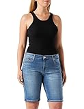 Tommy Jeans Damen MR DNM Bermuda BF0231 Hose, Denim Medium, 28W (Regular)