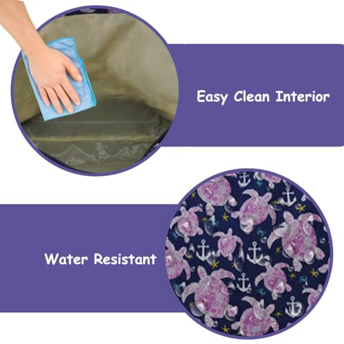 Image of NGIL Medium Top Zipper Closure Canvas Tote Bag with Attached Matching Coin Purse For Moms and Nurses