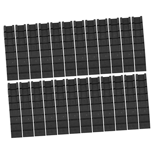 HOMOCONO Furniture Wedge Mini Set 30pcs Plastic Leveling Shims for Cabinets Tables Doors Home Improvement