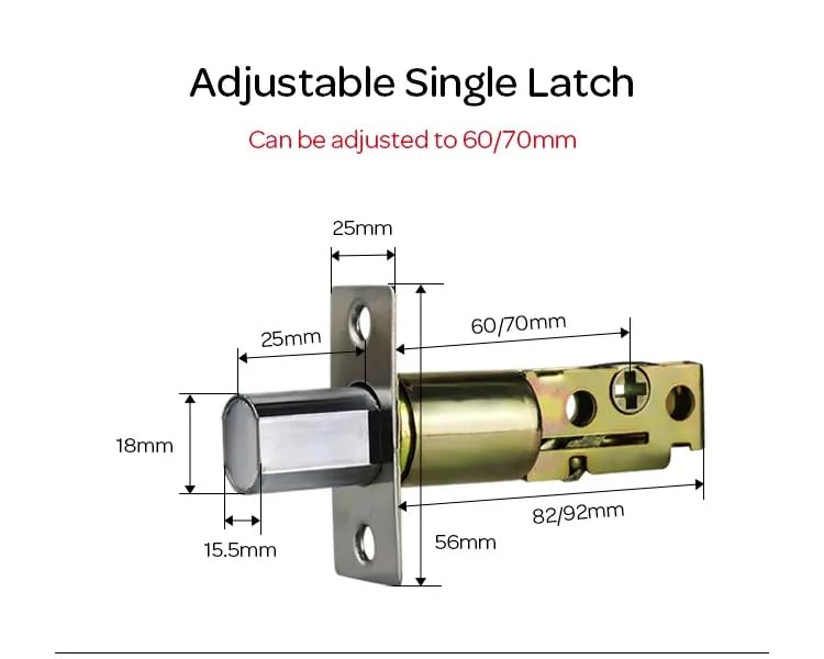 Image of Escozor DL01 Smart Deadlock Digital Keyless Fingerprint Lock for Safety Door,Bedroom & Office with Password,Smart Card,Mechanical Keys & WiFi Smart Life Mobile App Control