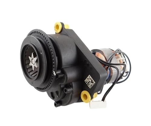 Industrial Electric Fan Motor, Blower Assembly with Impeller, Black
