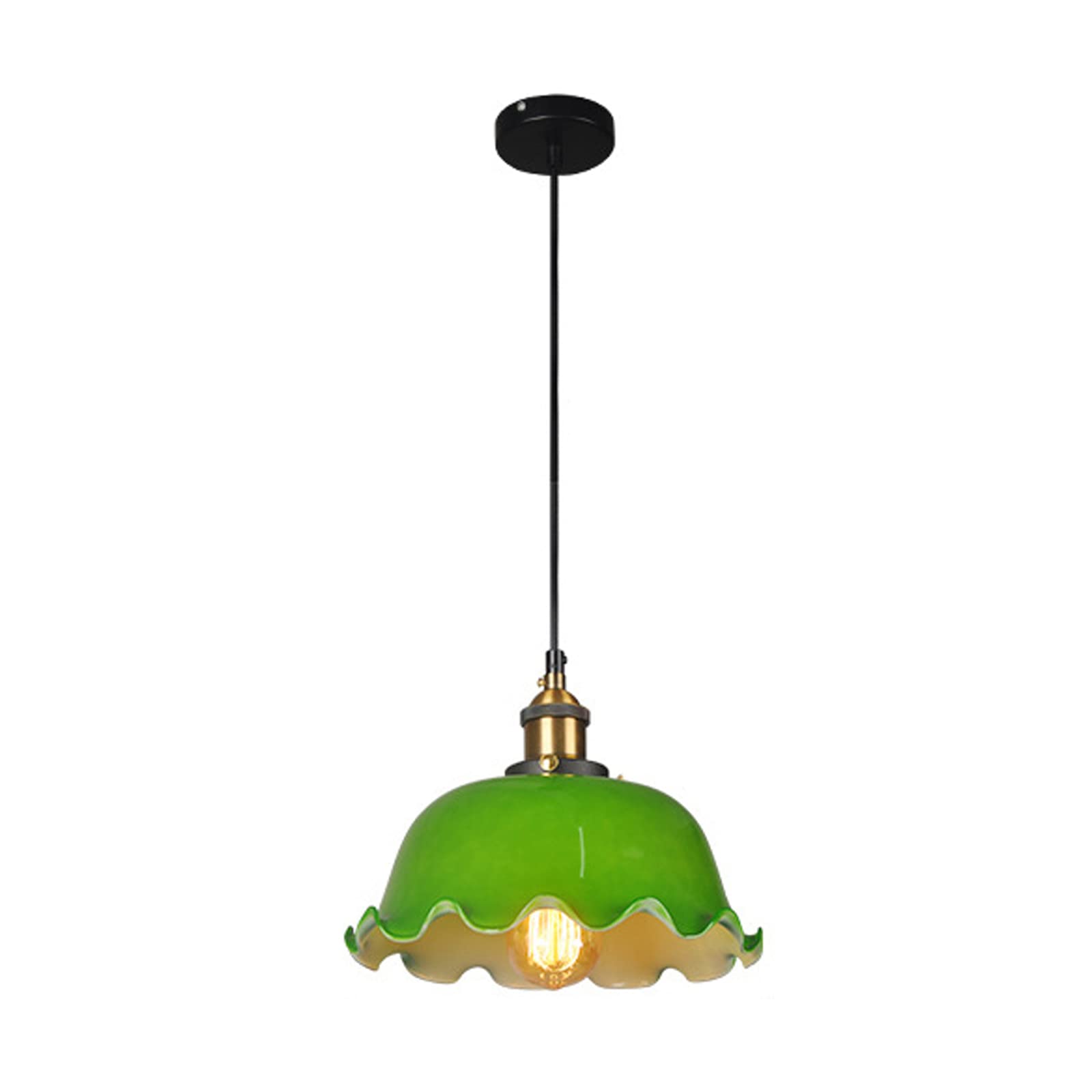 Lampe suspendue style industriel créatif en verre pour restaurant