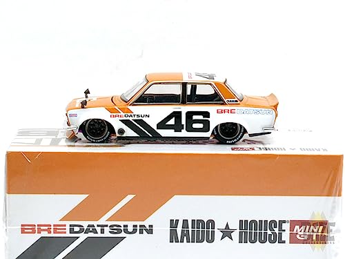 MINI GT 1:64 Scale Model KAIDO HOUSE 1971 DATSUN 510 PRO STREE-BRE #46 Ver3 �X���͂��� 1971 �_�b�g�T�� 510 �v���X�g���[�g - KDO510 KHMG052