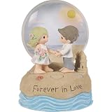 Precious Moments Couple on the Beach Light Up Snow...