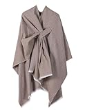 Occasions : L'enveloppe de poncho surdimensionnée est parfait pour toutes les occasions formelles ou décontractées, telles que le bureau, les rendez-vous, les fêtes, le shopping, les vacances, les sorties décontractées, les réunions sociales, les dîners. La poncho et capes élégant est également un excellent choix de cadeau femme pour Thanksgiving, Noël, la fête des mères, les anniversaires et autres occasions spéciales.