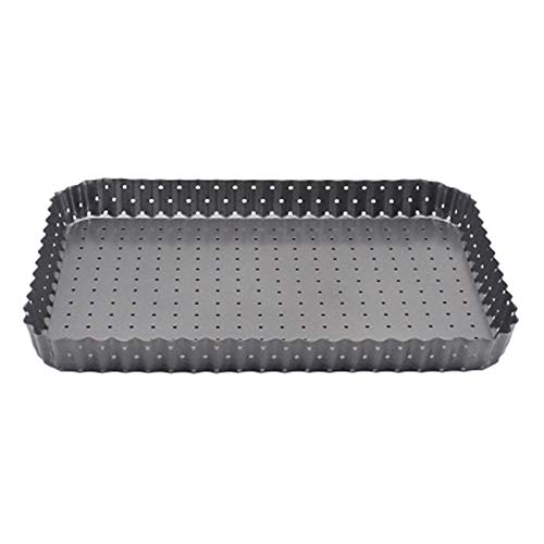 MQODLFP - Bandeja de cocción para pizza para tartas (bandeja de hornear, práctica de acero a la cacerola, antiadherente, utensilios de cocina duraderos, herramientas de cocción B