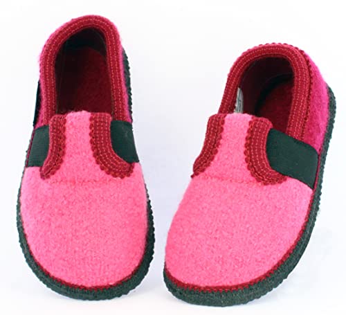 Beck Unisex Kinder Bobby Hausschuhe, Pink, 26 EU