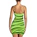 Women's Sexy Bodycon Dress Solid Ruched Short Backless Spaghetti Strap Tight Cocktail Dresses Hawaiian Mini Party Club Dress Grass Green