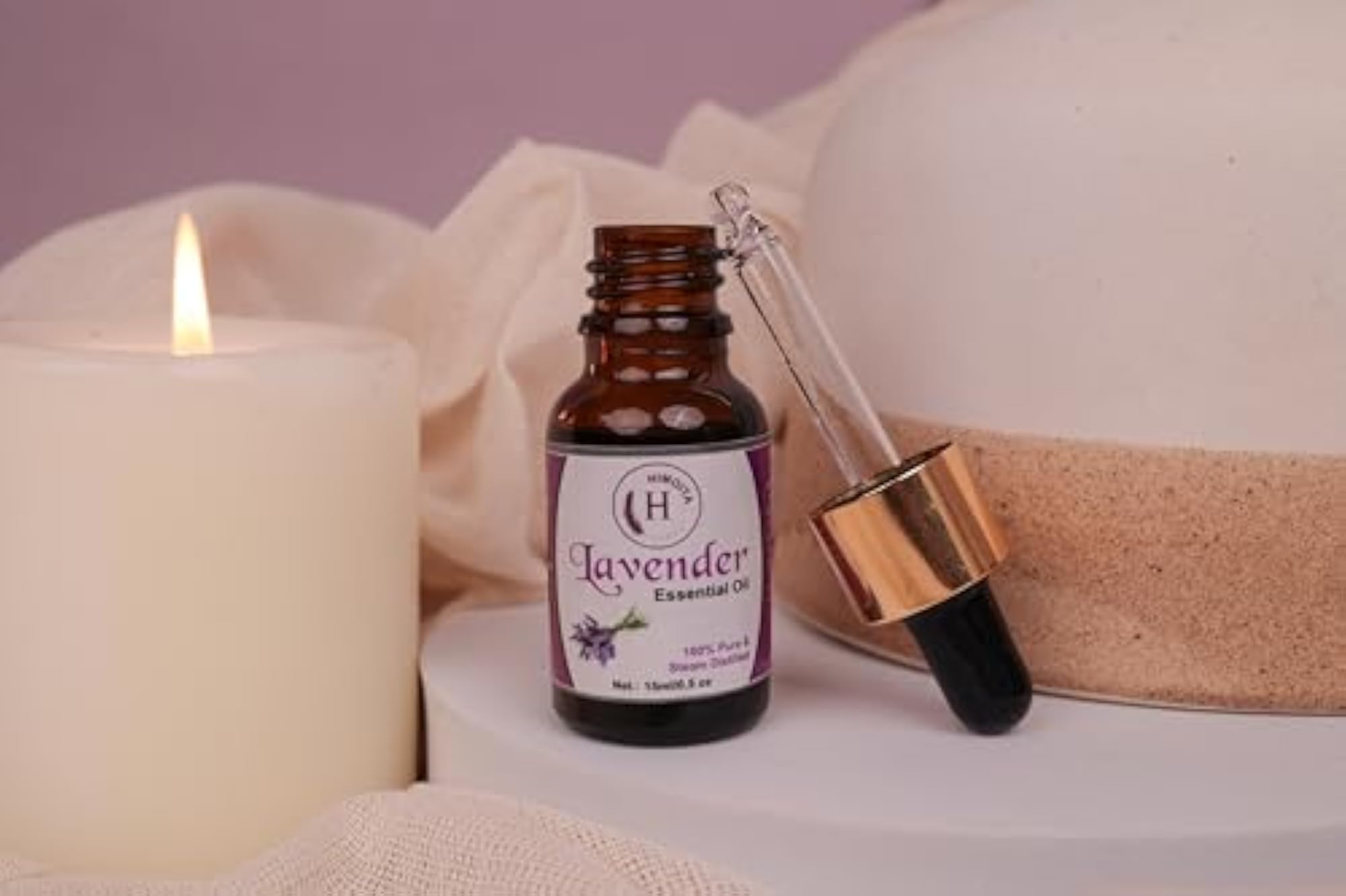 Lavender Essential Oil, 100% Pure & Natural, 15 ml