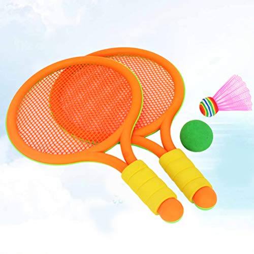 Conjunto de raquete de badminton da Besportble, 1 conjunto divertido e durável, portátil para crianç
