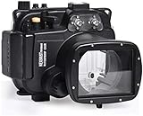 unterwassergehäuse sony rx100 iv Perfekte Erfahrung: Es kann mit Blitz, Einfüll-Licht, Griff und anderen Geräten verbunden werden, bietet 360-Grad-Schutz für Ihre Kamera und bietet Ihnen eine beispiellose Aufnahmeerfahrung.