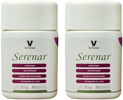Kit 2 Potes Serenar Suplemento Alimentar Verbesen 60 Cápsulas – V...