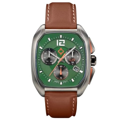 LIV Rebel-DDC Swiss Day Date Chronograph (Green)