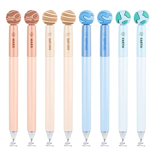 BAYTORY 8 piezas Bolígrafo Gel borrable punta fina 0.5mm