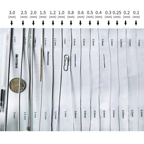 Galvanized Solid Steel Wire 8 Gauge, 4mm (0.157in) Diameter, Heavy Duty Garden Multi-Purpose Metal Wire Rope for DIY Floral Fastening Fixing Up Fences, (10 Gauge -56m/183.7ft Long) miniatura 6