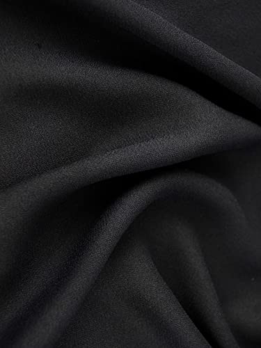Sweatyrocks Women's Casual Skinny Leggings Stretchy High Waisted Work Pants Elastic Waisted Button Black Medium #TOP2
