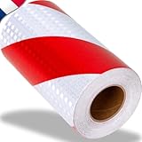 Bande Reflechissante Camion Ruban Reflechissant Adhesif Large pour Poid Lourd, Remorque, V...