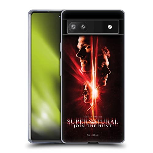 Head Case Designs Officially Licensed Supernatural Season 12 Group Key Art Soft Gel Case Compatible with Google Pixel 6a