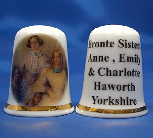 BirchcroftChina Collectible Thimble - Bronte Sisters Howarth Yorkshire