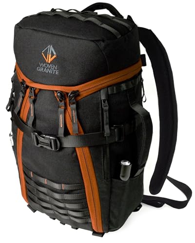 Woven Granite Rainier Quad Zip Tool Backpack, 4 Compartments