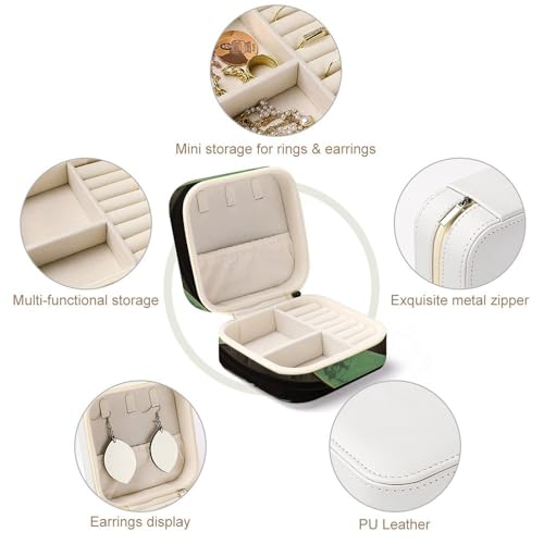 Boîte de rangement portable pour bijoux et boucles d'oreilles