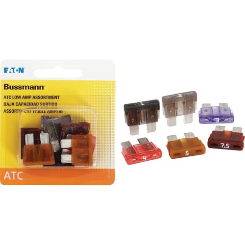 Bussmann ATC Low Amp Fuse Assortment (8-Piece) - 1 Each