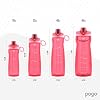 Pogo BPA-Free Tritan Plastic Water Bottle with Chug Lid, 18 Oz, Pink