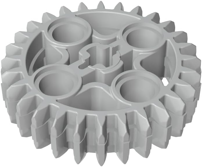 Classic Bricks GDS-1564-071 Technicial Gear 28 Tooth Double Bevel Compatible with Lego Parts 46372 100% Compatible with Lego and All Major Brick Brands