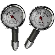 JOYCOURT Tire Pressure Gauge for Cars 0-100 Psi, Digital Mechanical Tire Air Pressure Tester, 2PCS