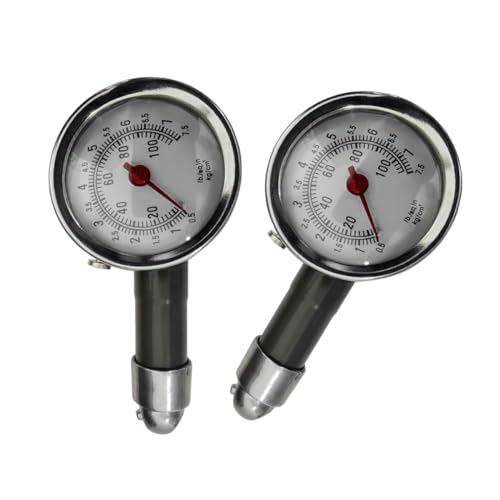 JOYCOURT Tire Pressure Gauge for Cars (0-100 Psi), Digital Mechanical