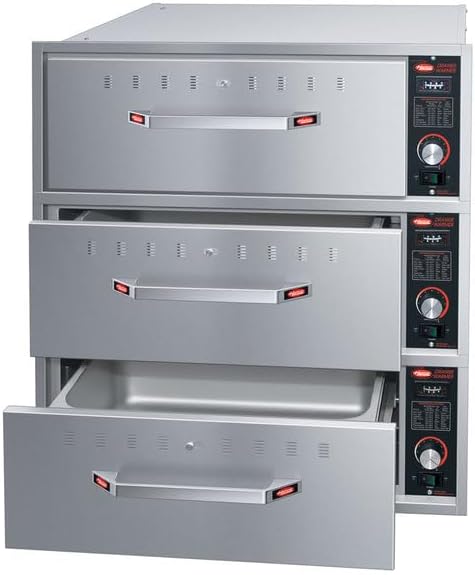 Hatco HDW-3B Hdw-3 Freestanding Drawer Warmer - 3 Drawers - Built-In Drawer Warmers-HDW-3B