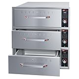 Hatco HDW-3B Hdw-3 Freestanding Drawer Warmer - 3 Drawers - Built-In Drawer Warmers-HDW-3B