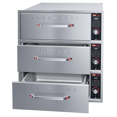 Hatco HDW-3B Hdw-3 Freestanding Drawer Warmer - 3 Drawers - Built-In Drawer Warmers-HDW-3B