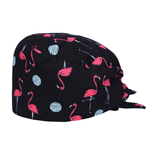 TENDYCOCO gorro quirúrgico matraz patrón flamenco gorro quirófano enfermera doctor gorro