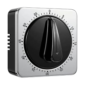 Searon Kitchen Timers for Cooking, Mechanical Wind-Up Timer, Magnetic