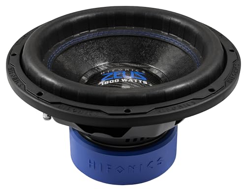 Hifonics ZSPL12D2 – 30 cm (12") subwoofer SPL z impedancją 2 + 2 Ω z serii Zeus, maks. moc szczytowa 1800 W