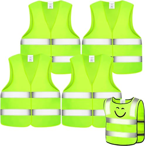 Chaleco Reflectante Alta Visibilidad Niños 3-12 Años