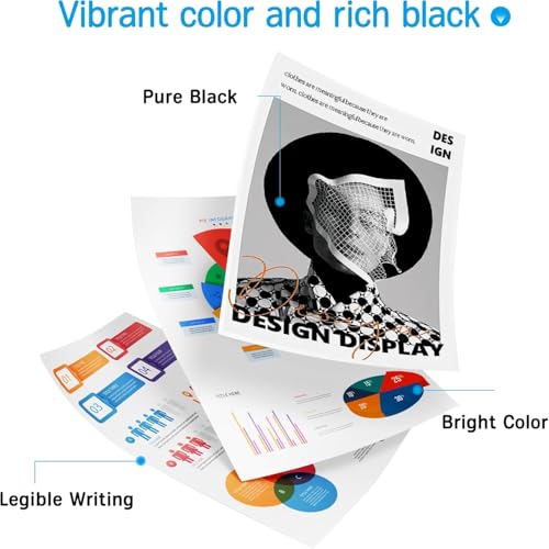 Image of LC406XL Ink Cartridge Compatible for Brother LC406 Ink Cartridge Combo Pack | LC406 for Brother Printer MFC-J4335DW MFC-J5855DW MFC-J6555DW MFC-J4535DW MFC-J6955DW MFC-J4345DWXL MFC-J5955DW (4 Pack)
