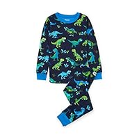 Hatley Boy's Organic Cotton Long Sleeve Pyjama Set Pajama Set