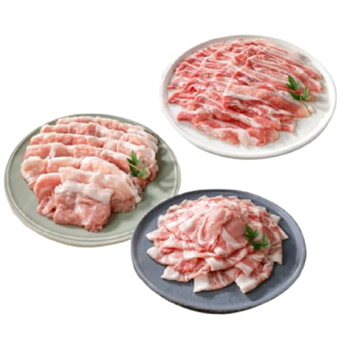 綾ぶどう豚しゃぶしゃぶセット(合計1.2kg)